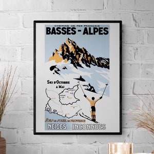 Poster Basses Alpes