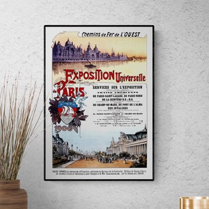 Poster Universal Exhibition Paris 1900