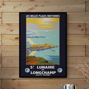 Plakat Bretania Saint Lunaire Longchamp