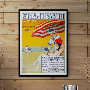 Poster La Panne Belgien