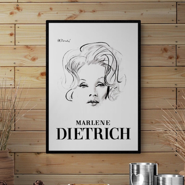 Marlene Dietrich-Plakat