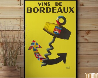 Bordeaux Wine Poster