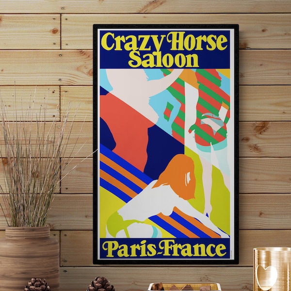 Affiche Crazy Horse Paris