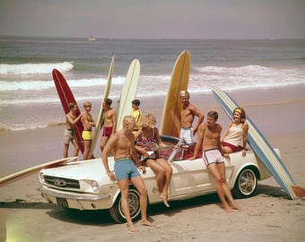 Vintage Surf Poster