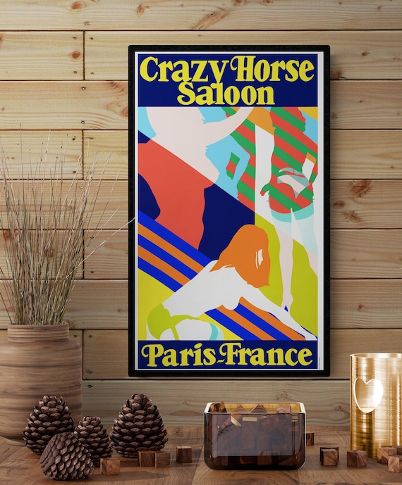 Crazy Horse Paris Poster - Etsy