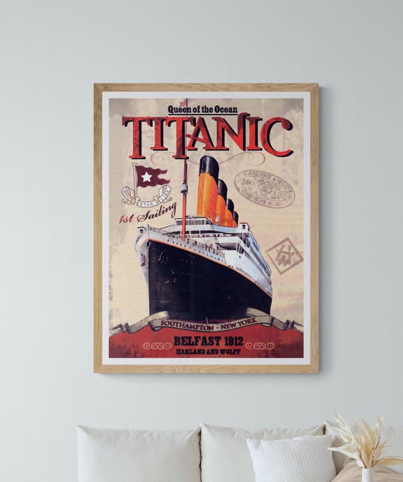 タイタニックのポスター - Etsy 日本