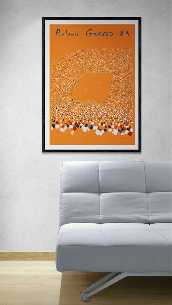 Roland Garros 1984 Poster - Etsy