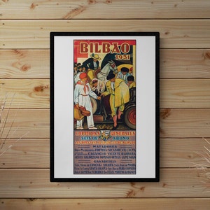 Cartel taurino Bilbao 1931