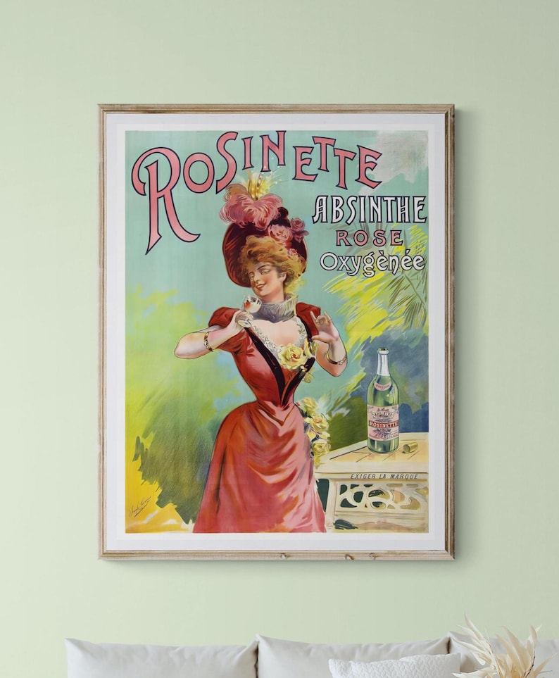 Oxygenated Pink Absinthe Poster - Etsy