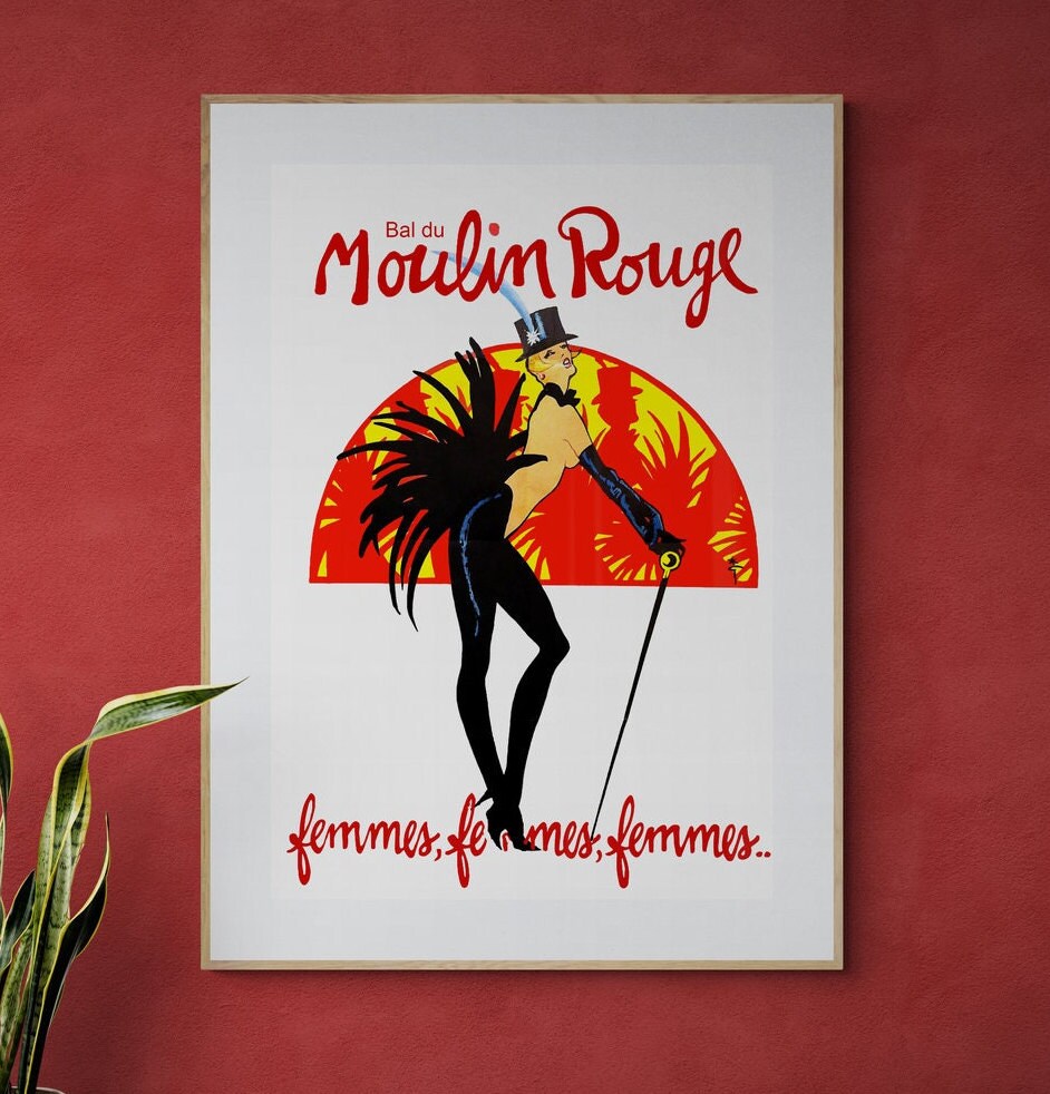ムーラン・ルージュ・パリのポスター - Etsy 日本