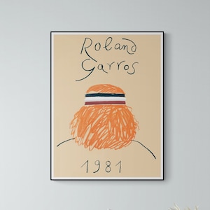 Plakat Roland Garros 1981