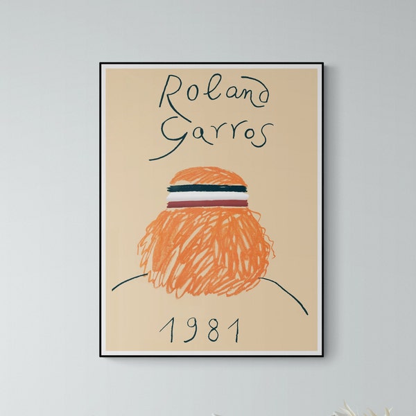 Affiche Roland Garros 1981
