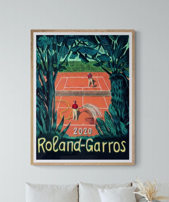 ROLAND GARROS 2017 ポスター70×50cm（フレーム付） Oneart x Roland-Garros RG 2016 Poster50x70 cm in tub - Clay