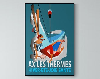Poster Ax les Thermes