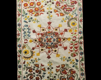 Throw fabric Suzani Uzbekistan
