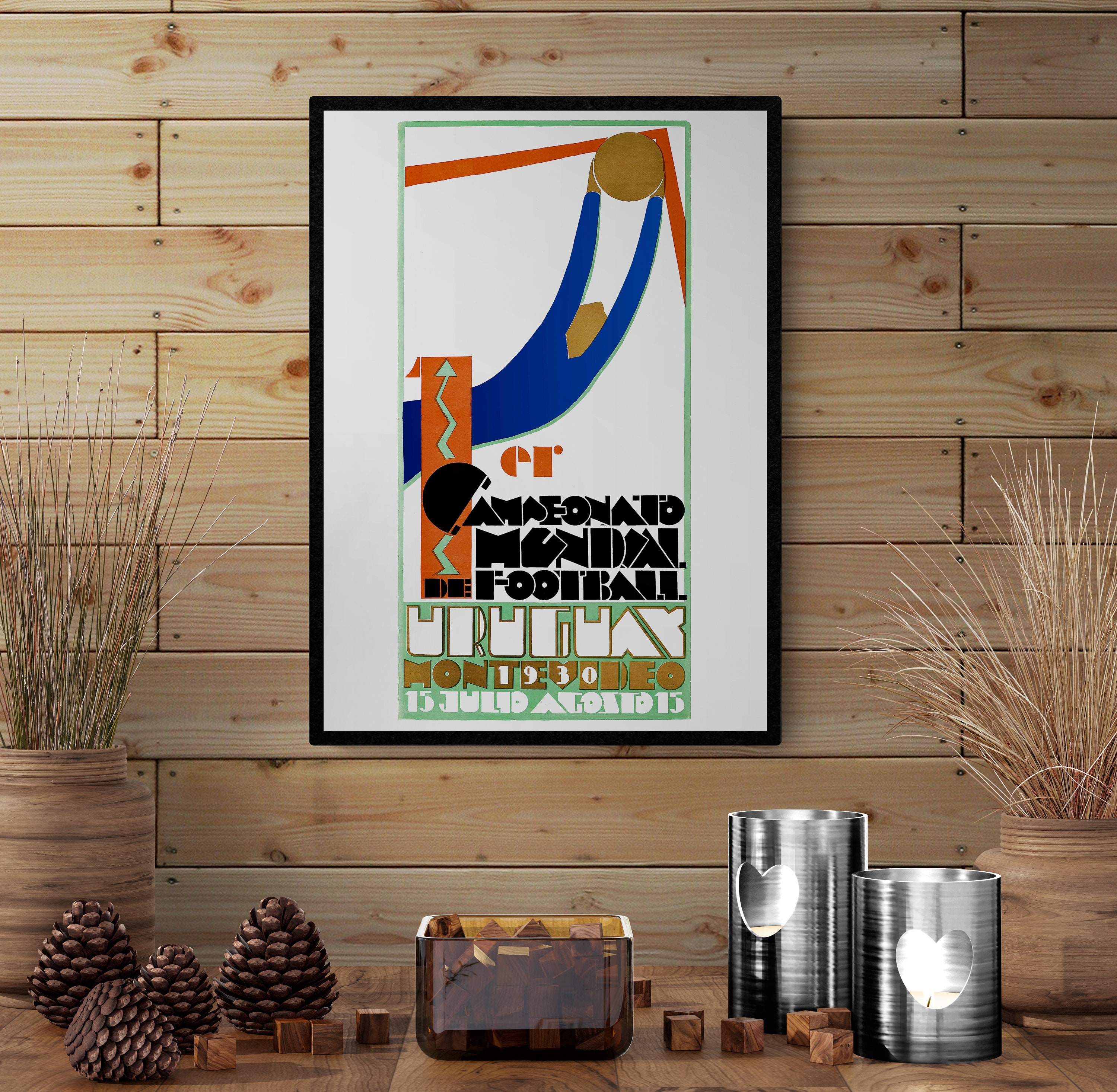 ウルグアイ 1930年ワールドカップ サッカーポスター - Etsy 日本