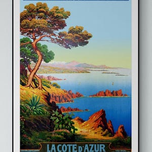 Póster de la Riviera Francesa