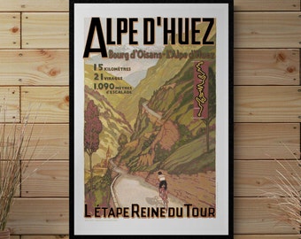 Alpe d’Huez poster