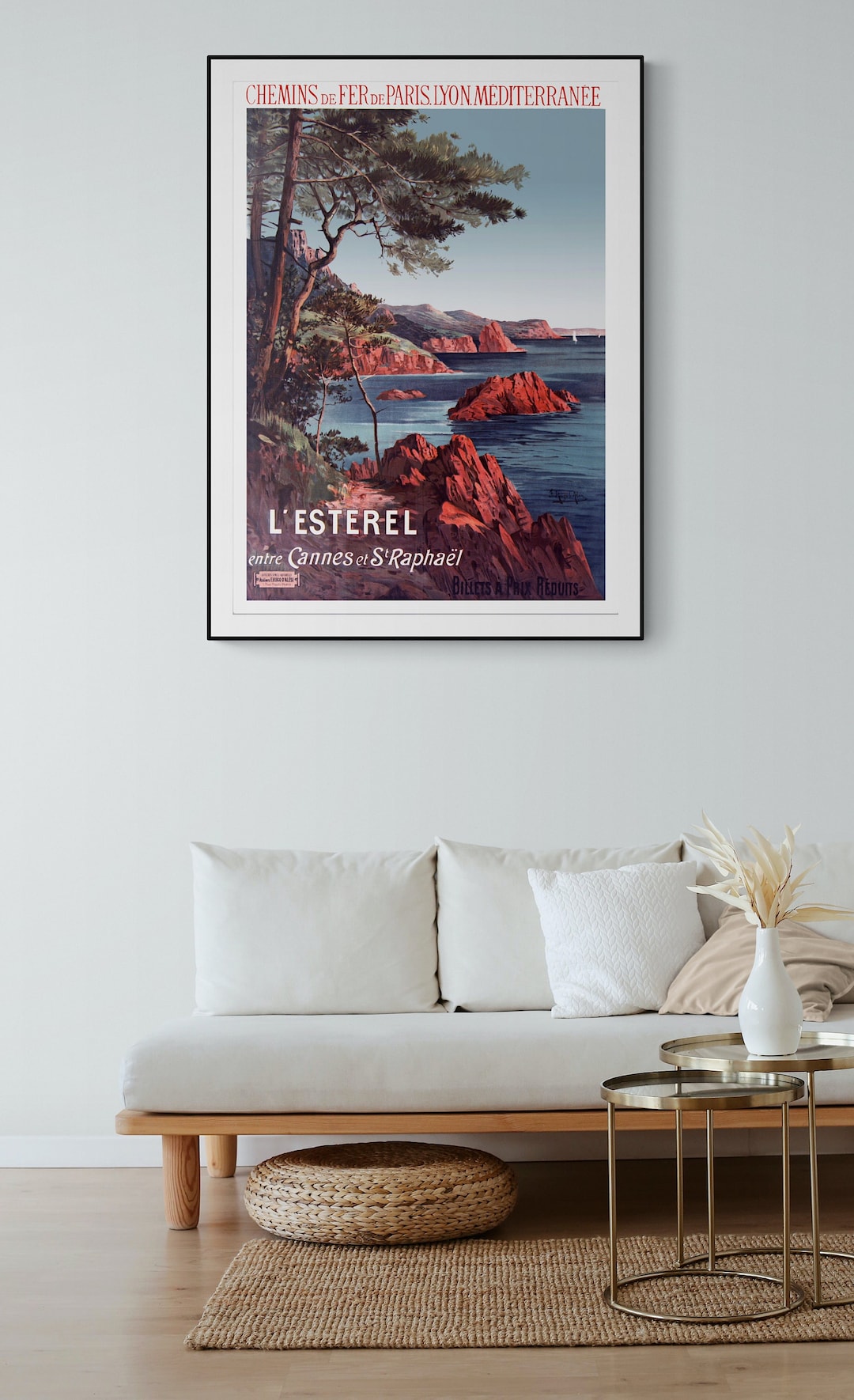 LURO TEINTURE Rqau - POSTER HQ 50x70cm d'une AFFICHE VINTAGE