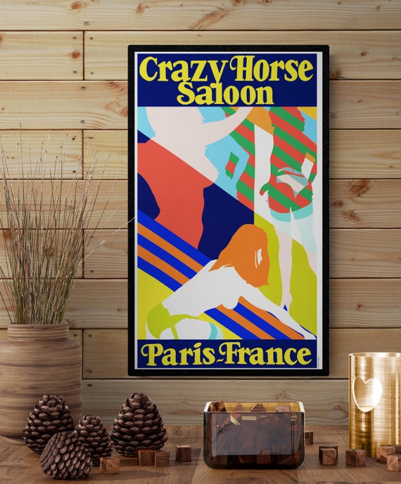 Crazy Horse Paris Poster - Etsy