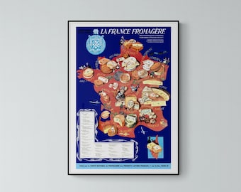 Affiche France fromage