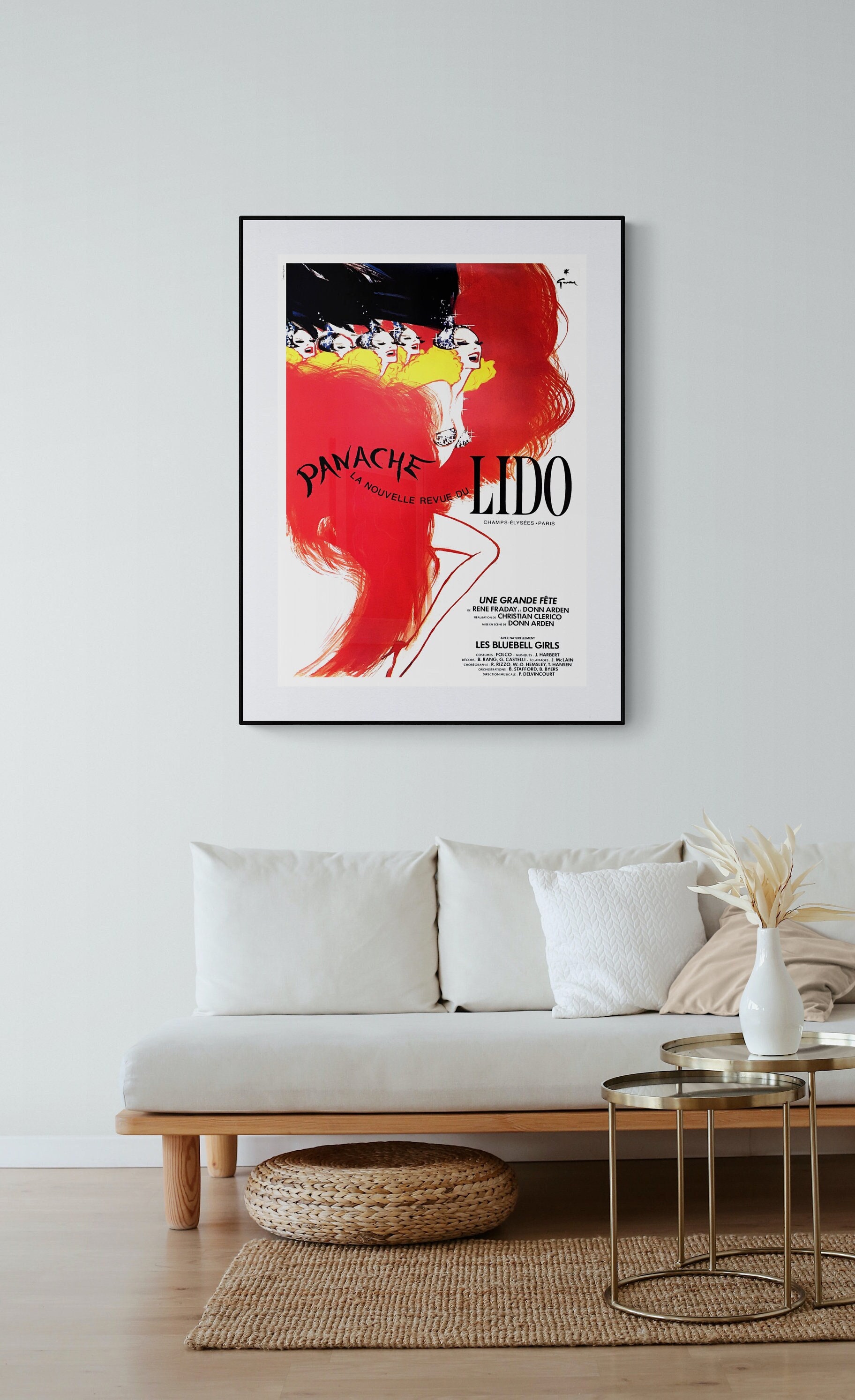 LIDO Cabaret Poster Paris - Etsy