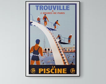 Locandina della piscina di Trouville