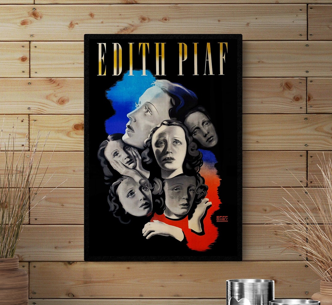 Edith Piaf Poster - Etsy