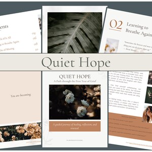 Quiet Hope: A Journal for Navigating Grief