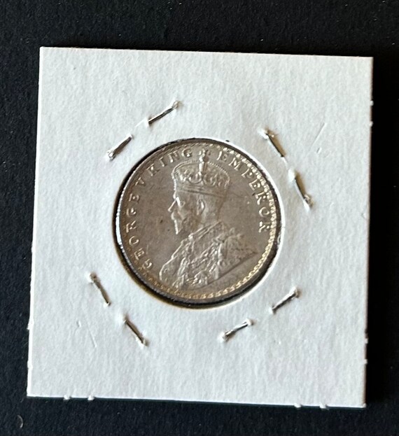 稀少)カナダ連邦 ジョージ5世 50セント銀貨 1919 希少 1919 1/2 ルピー