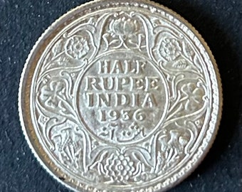 1919年 イギリス領インド国王ジョージ5世 1ルピー銀貨 UNC - Etsy 日本