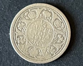1919年 イギリス領インド国王ジョージ5世 1ルピー銀貨 UNC - Etsy 日本