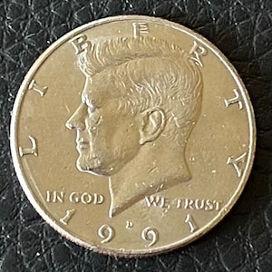 1991-D Kennedy Half Dollar, Circulated NICE Condition