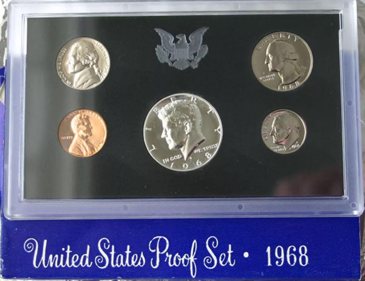 1968 us coin set - Etsy 日本