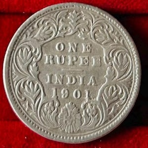 British India Silver Rupee Coin - Etsy