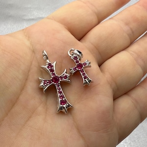 Silver cross pendants