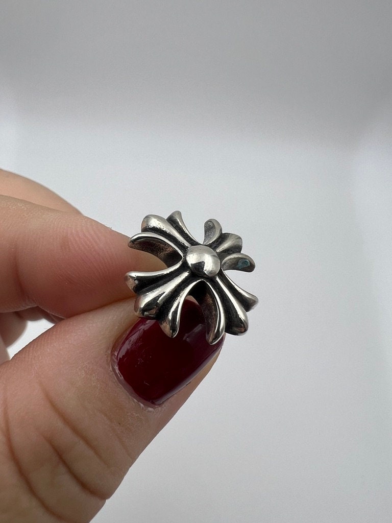 Cross Silver Pin - Chrome Hearts Inspired - Etsy