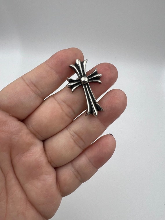 小物 Chrome Hearts Stick Pin Cross S925 Silver Cross Pin - Chrome Hearts Inspired - Sterling