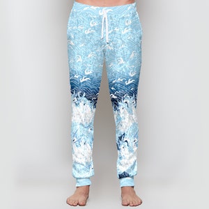 The Last Unicorn Unicorns in the Sea Crushed Velvet Jogger Pants