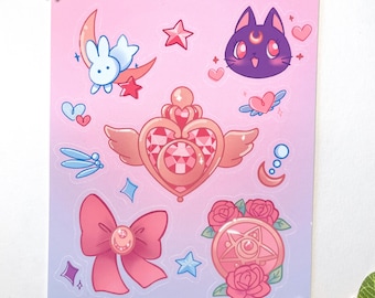 Pretty Guardian Sticker Sheet