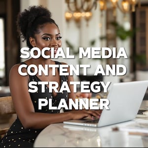 Social Media Content and Strategy Planner Digital Marketing