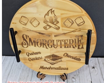 12" and 15" Smorcuterie | Smores | Charcuterie Board | Display Board | Customizable