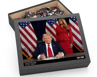 Puzzle del presidente Trump 2024: regalo patriottico per i fan di Trump