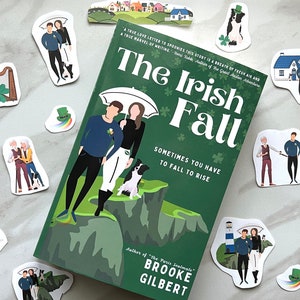 The Irish Fall Brooke Gilbert signed books. Romance novel that's the perfect Irish gifts, romance reader, travel book or book lover gift image 3