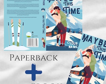 BUNDLE Custom Fiction Romance Book Cover - Paperback and ebook cover by Published Author