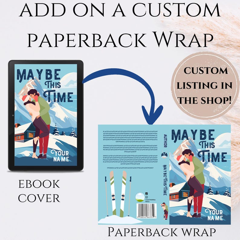 Custom Ebook Cover Design: Romance Book Cover (Digital Download) image 2