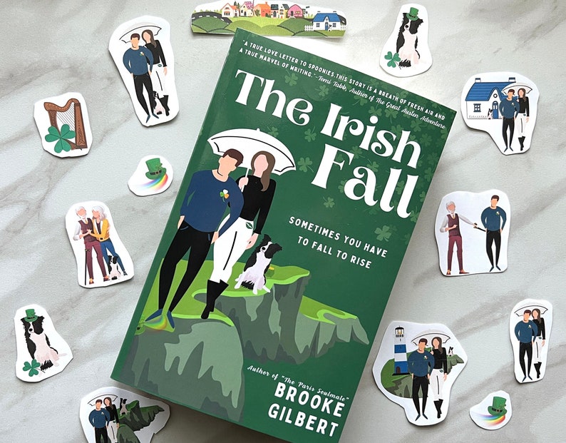 L'automne irlandais Brooke Gilbert a dédicacé des livres. Un roman d'amour parfait pour un cadeau irlandais, une lecture d'histoires d'amour, un livre de voyage ou un cadeau pour les amoureux des livres image 3