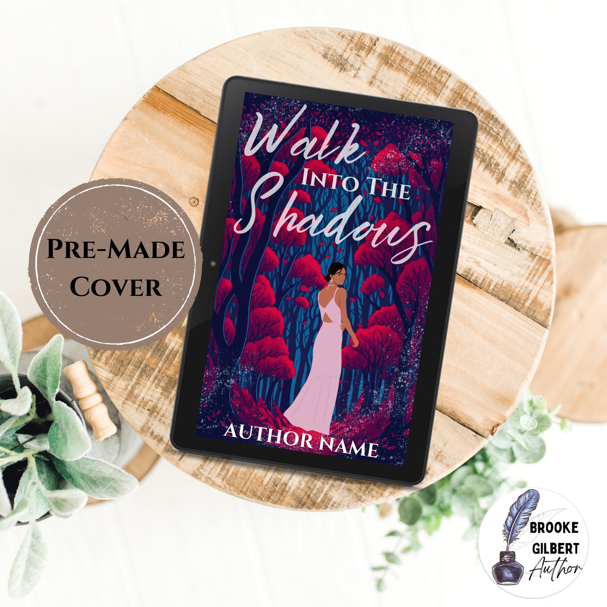 Pre-made ebook cover. Fantasy book cover art design. Digital download book cover design. Book cover art & author gift. Fantasy Art Print.