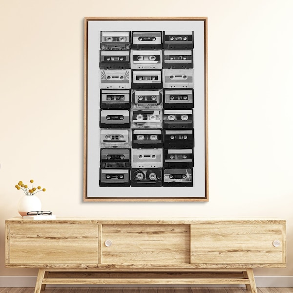 Black Framed Vintage Print Etsy