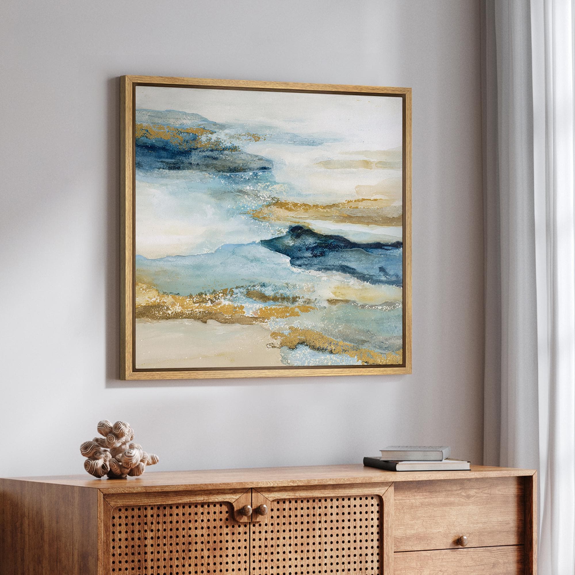 X Large Ocean Picture Navy - Etsy